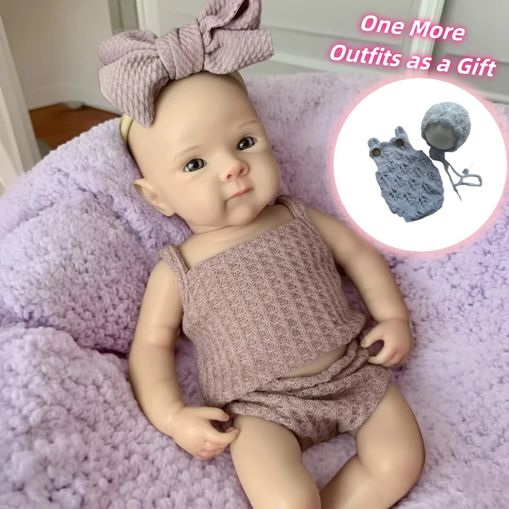 Reborn Dolls With Silicone Body – full body silicone reborn baby doll UK view 8