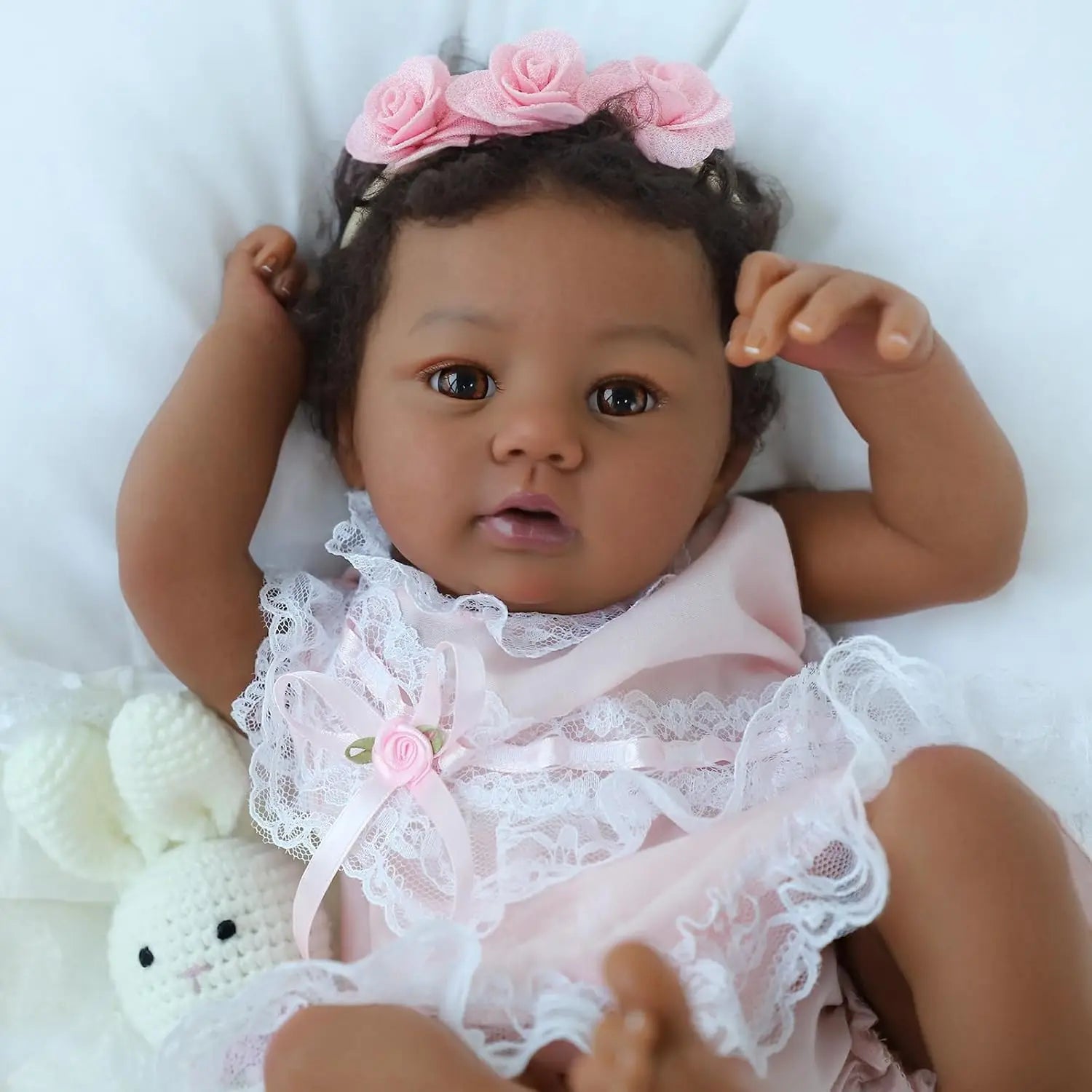 Black Reborn Silicone Dolls – full body silicone reborn baby doll UK
