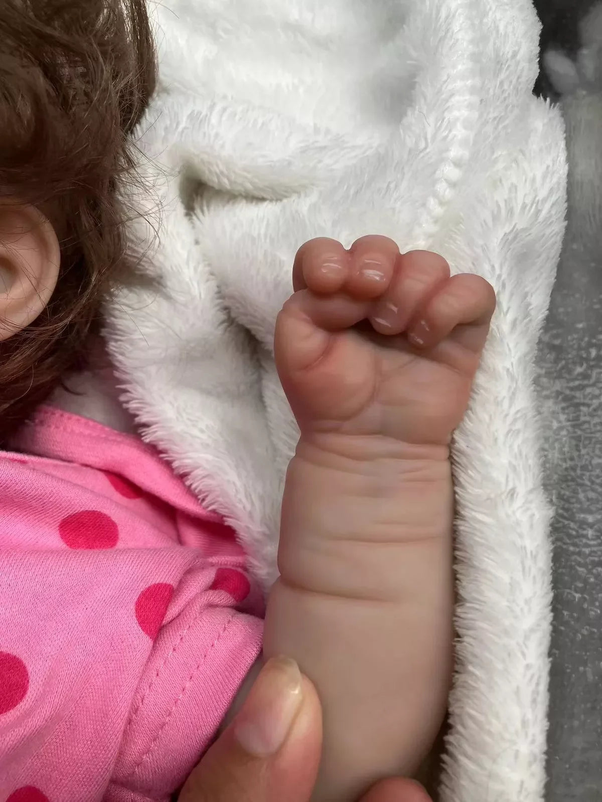 Baby Doll With Soft Body – lifelike reborn baby doll UK view 3