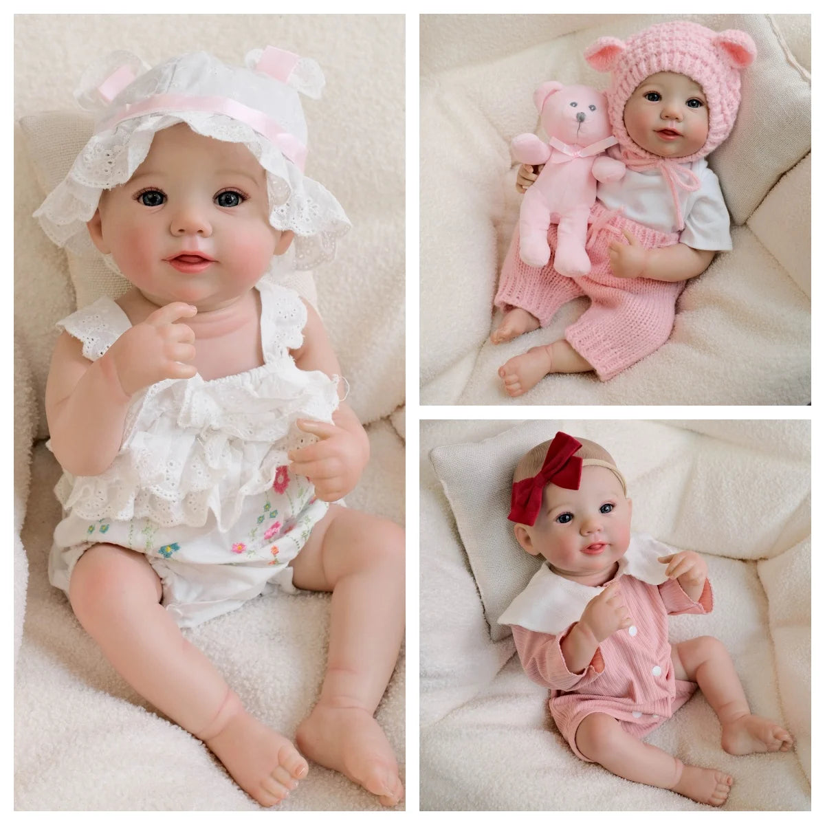 Silicone Vinyl Reborn Doll – full body silicone reborn baby doll UK view 2