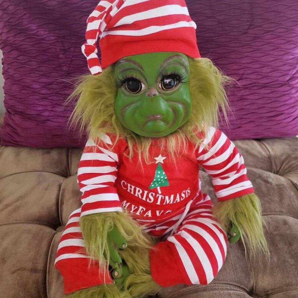 Silicone Grinch Reborn Doll