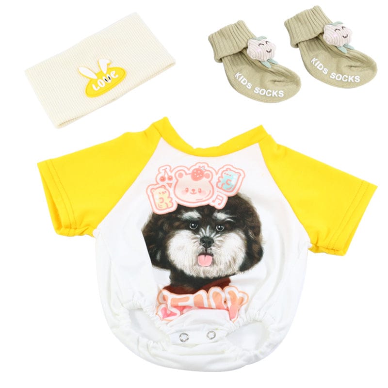 My Store Yellow Clothes for Small Reborn Dolls