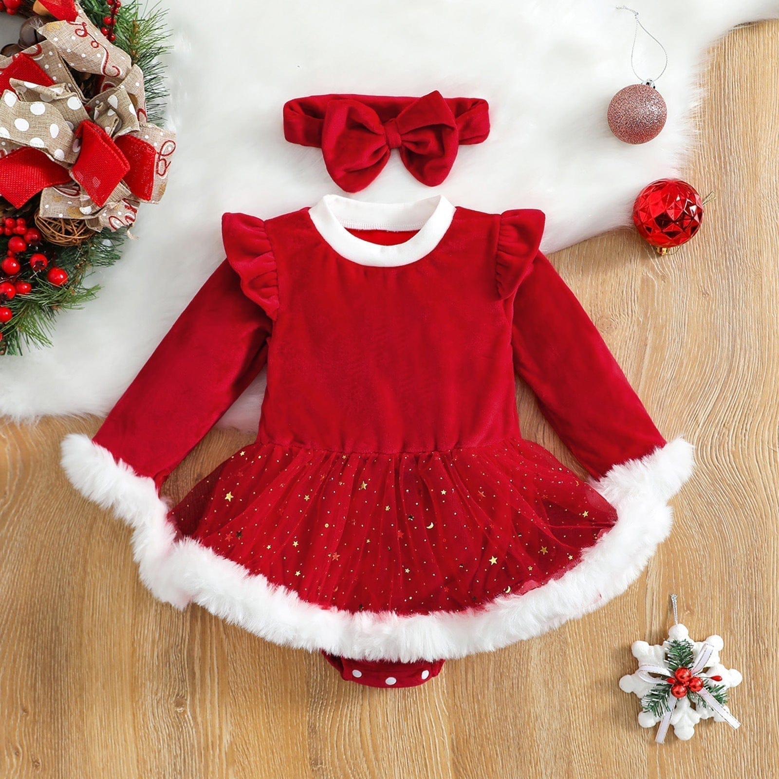 My Store Red / 70cm(3-6M) Dresses for Female Reborn Dolls