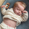 My Store fabric body Reborn Baby Boy with Closed Eyes - Ewan
