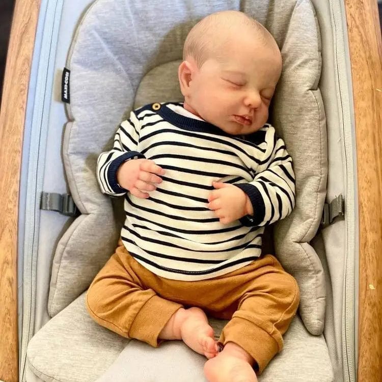 My Store fabric body Reborn Baby Doll Male Silicone - Dean