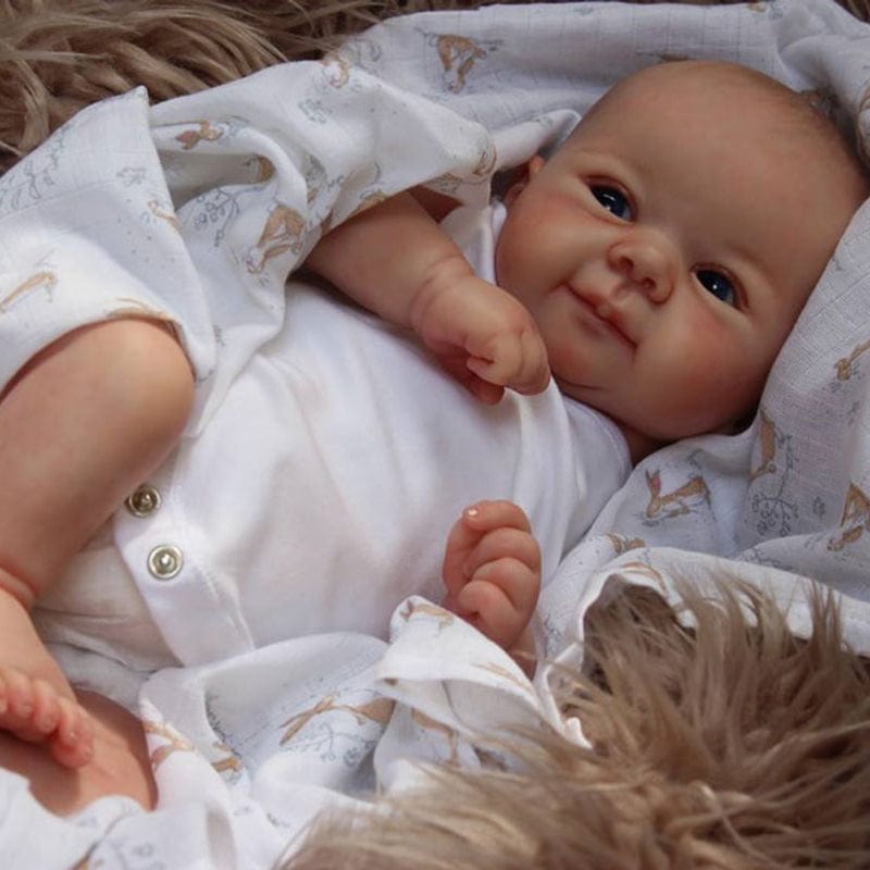 My Store fabric body Reborn Baby Dolls Boys Open Eyes