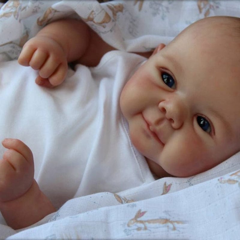 My Store fabric body Reborn Baby Dolls Boys Open Eyes