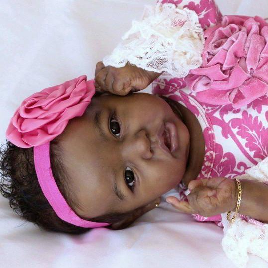 My Store Reborn Baby Dolls Silicone Body - Anna