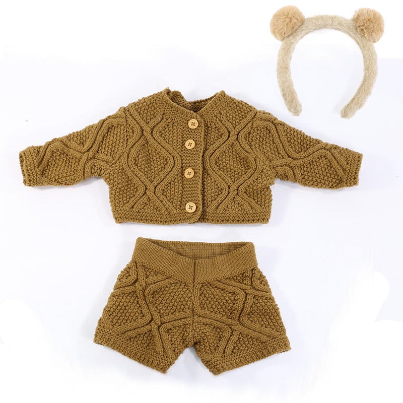 My Store Brown Reborn Doll Clothes - 3 Colors