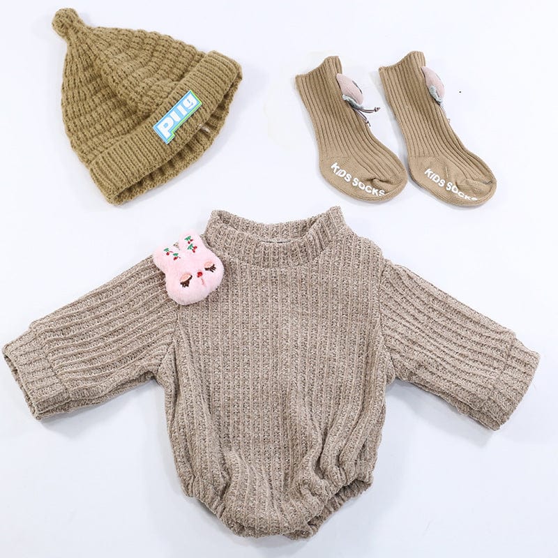My Store Khaki Reborn Doll Clothes - 3 Colors