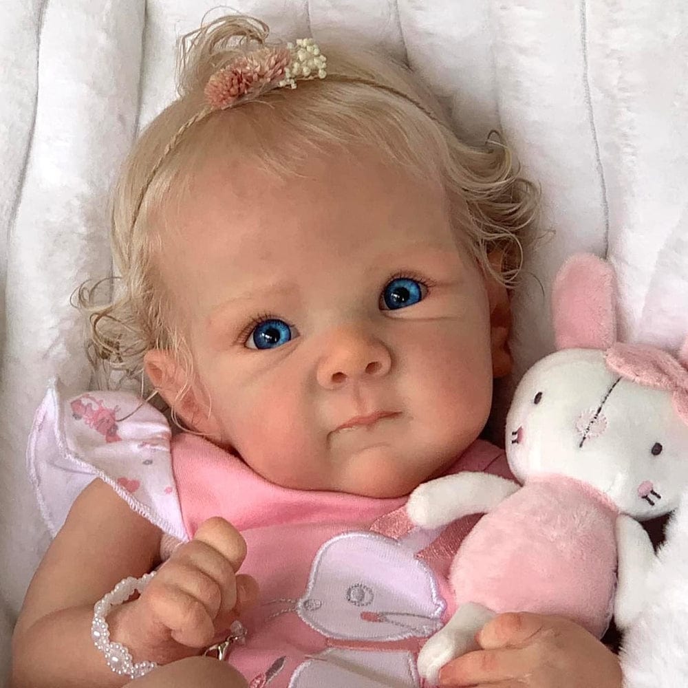 My Store Fabric body Reborn Doll Female Silicone - Samantha