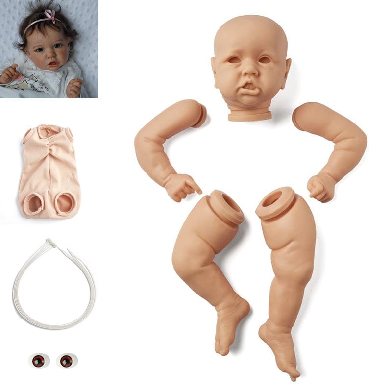 My Store fabric body Reborn Doll Kits and supplies