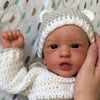 My Store fabric body Reborn Doll Male Open Eyes - Elon
