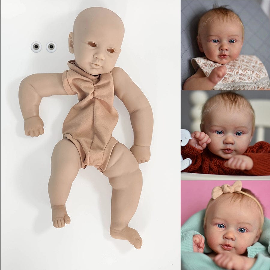 My Store fabric body Reborn Doll Twin Kit