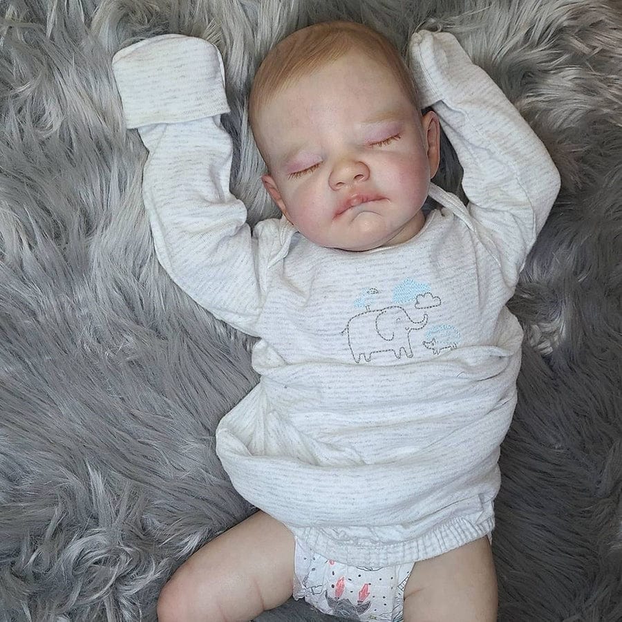 My Store fabric body Reborn Dolls Boys with Closed Eyes