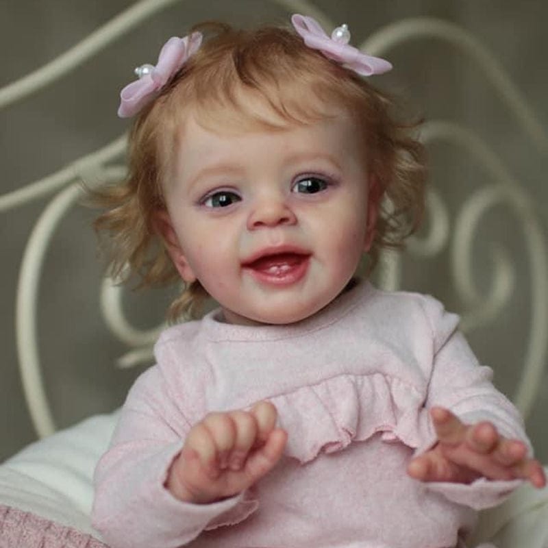 My Store fabric body Reborn Dolls Female Large Open Eyes