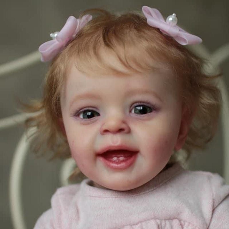 My Store fabric body Reborn Dolls Female Large Open Eyes