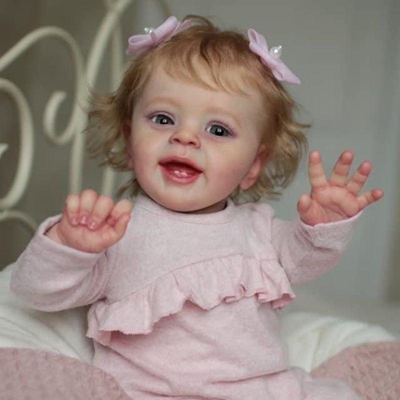 My Store fabric body Reborn Dolls Female Large Open Eyes