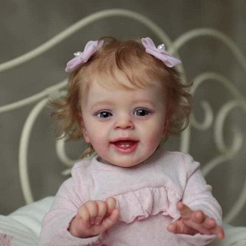 My Store fabric body Reborn Dolls Female Large Open Eyes