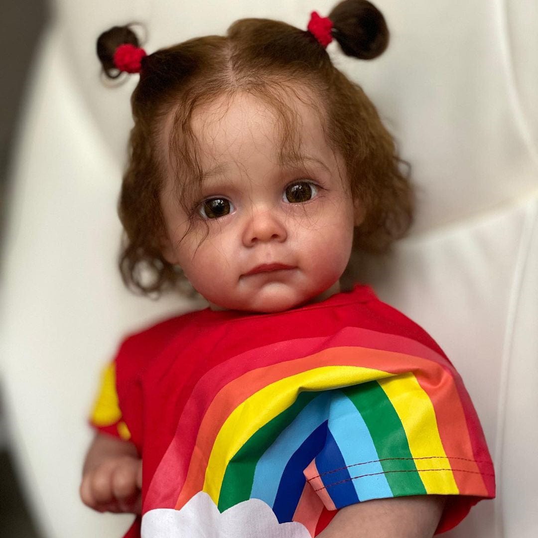 My Store fabric body Reborn Dolls Girl Open Eyes