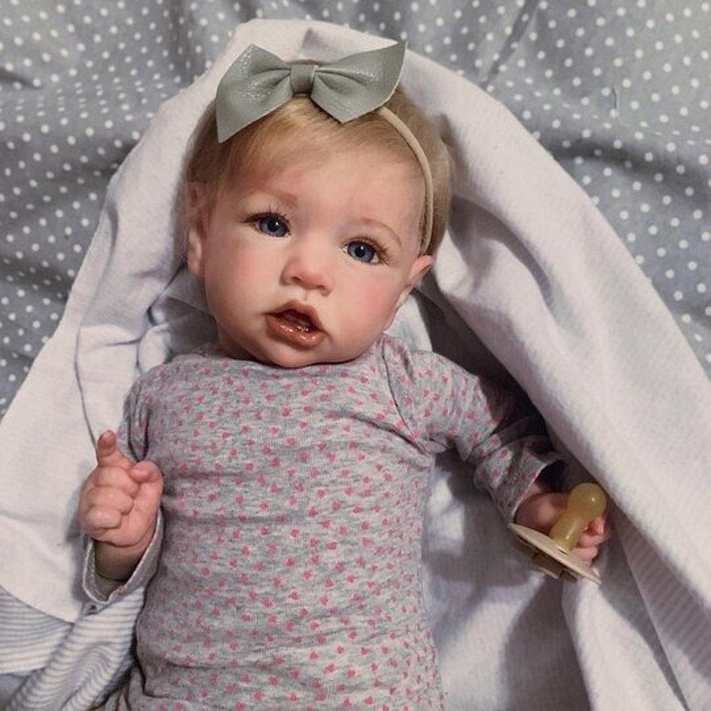 My Store Reborn Dolls Girl with Gray Outfit