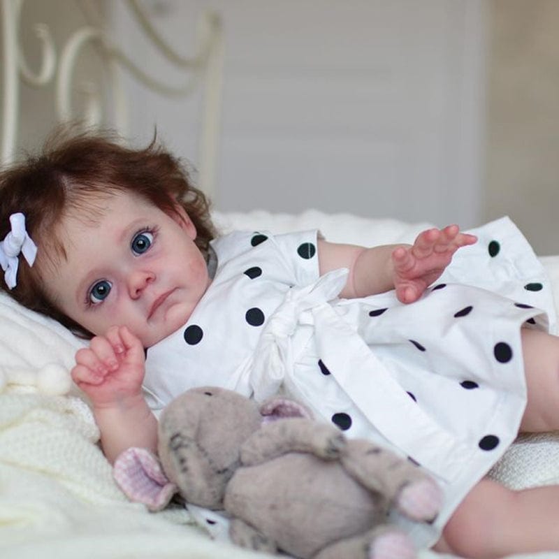 My Store fabric body Reborn Dolls Girls with Open Eyes
