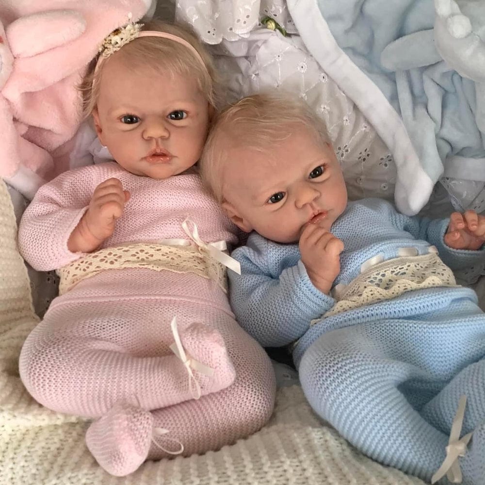 My Store fabric body / Both Reborn Dolls Male and Female Twins Duo