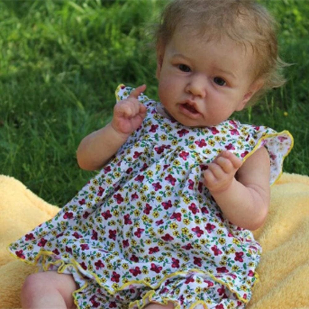 My Store fabric body / 22 inches Reborn Dolls Soft Silicone Baby