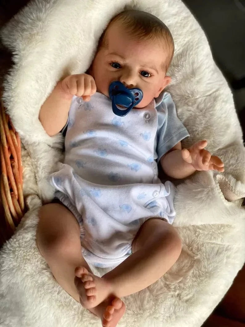 My Store reborn silicone boy doll complete