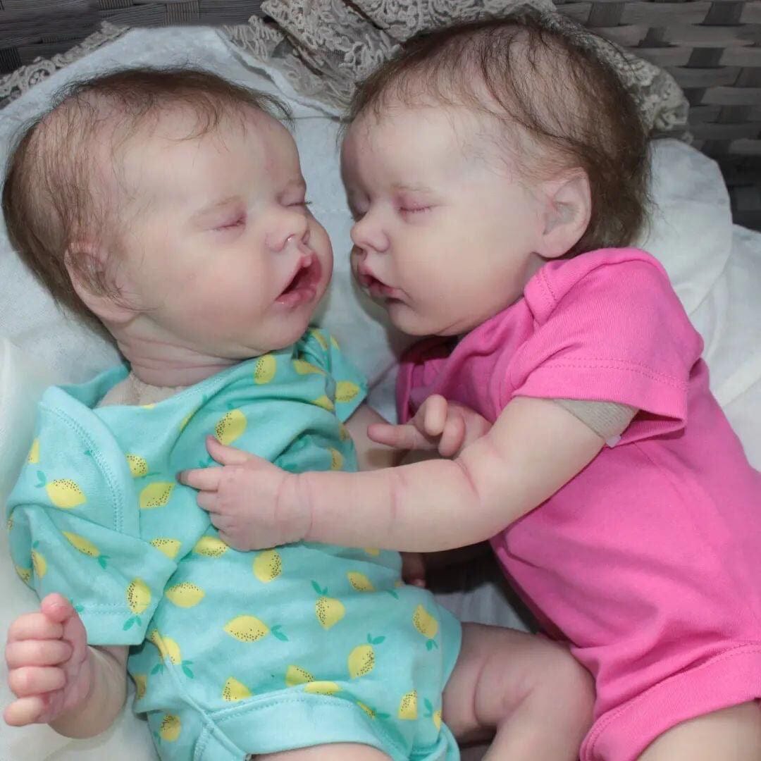 My Store Reborn Silicone Dolls Twins