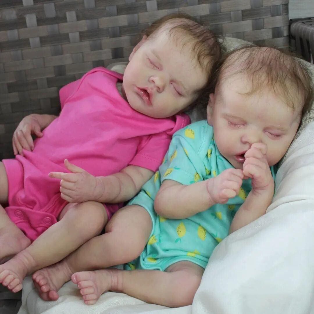 My Store Reborn Silicone Dolls Twins