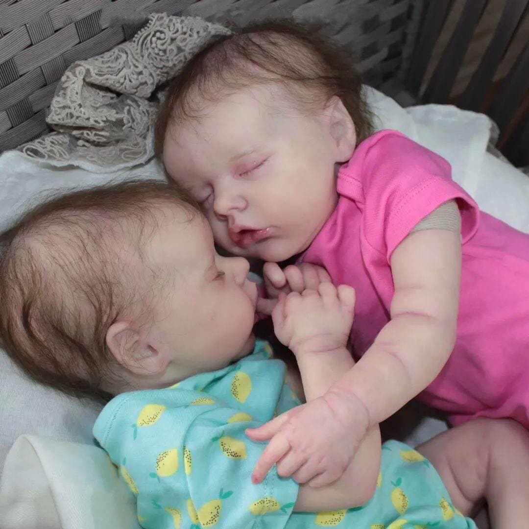 My Store Reborn Silicone Dolls Twins