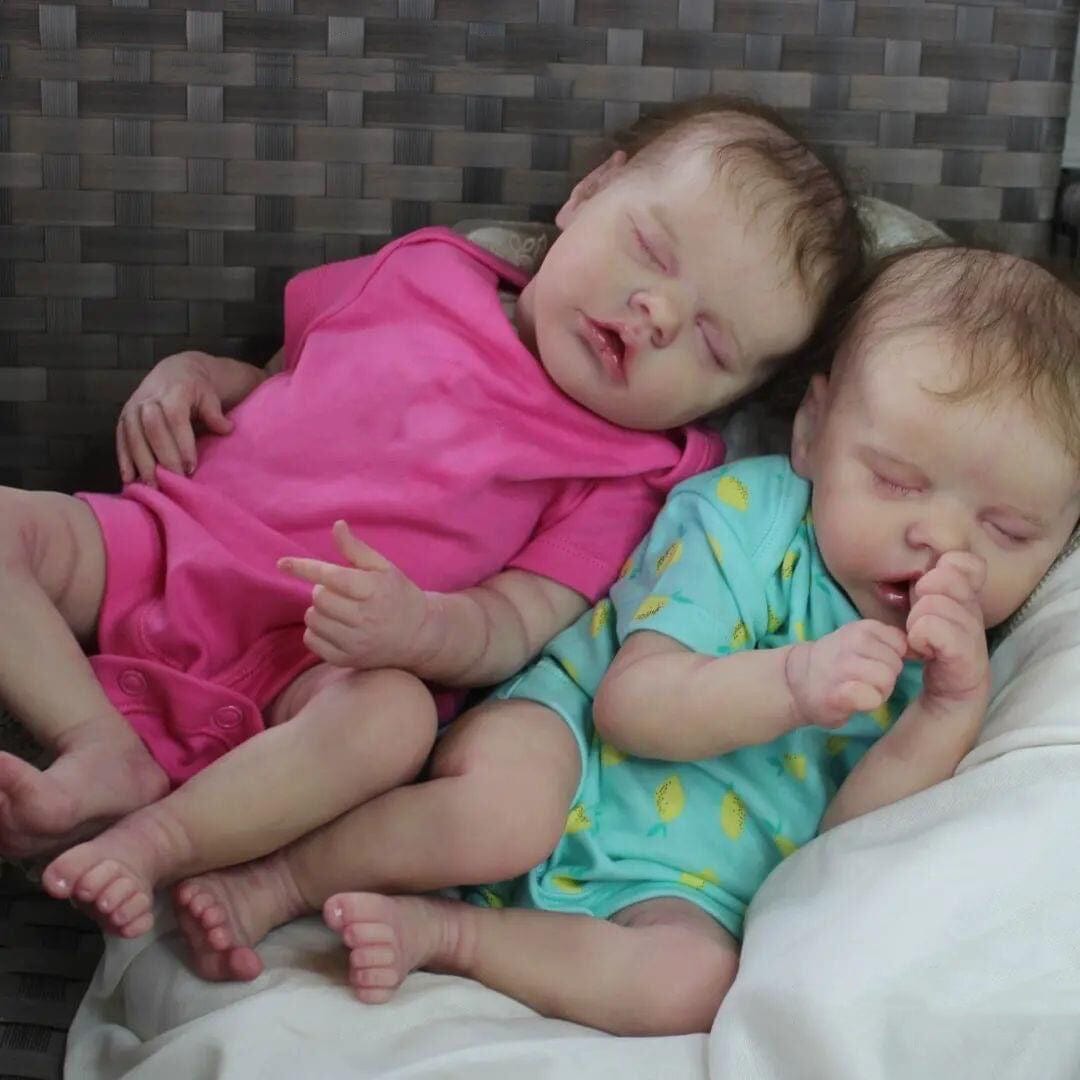My Store Reborn Silicone Dolls Twins