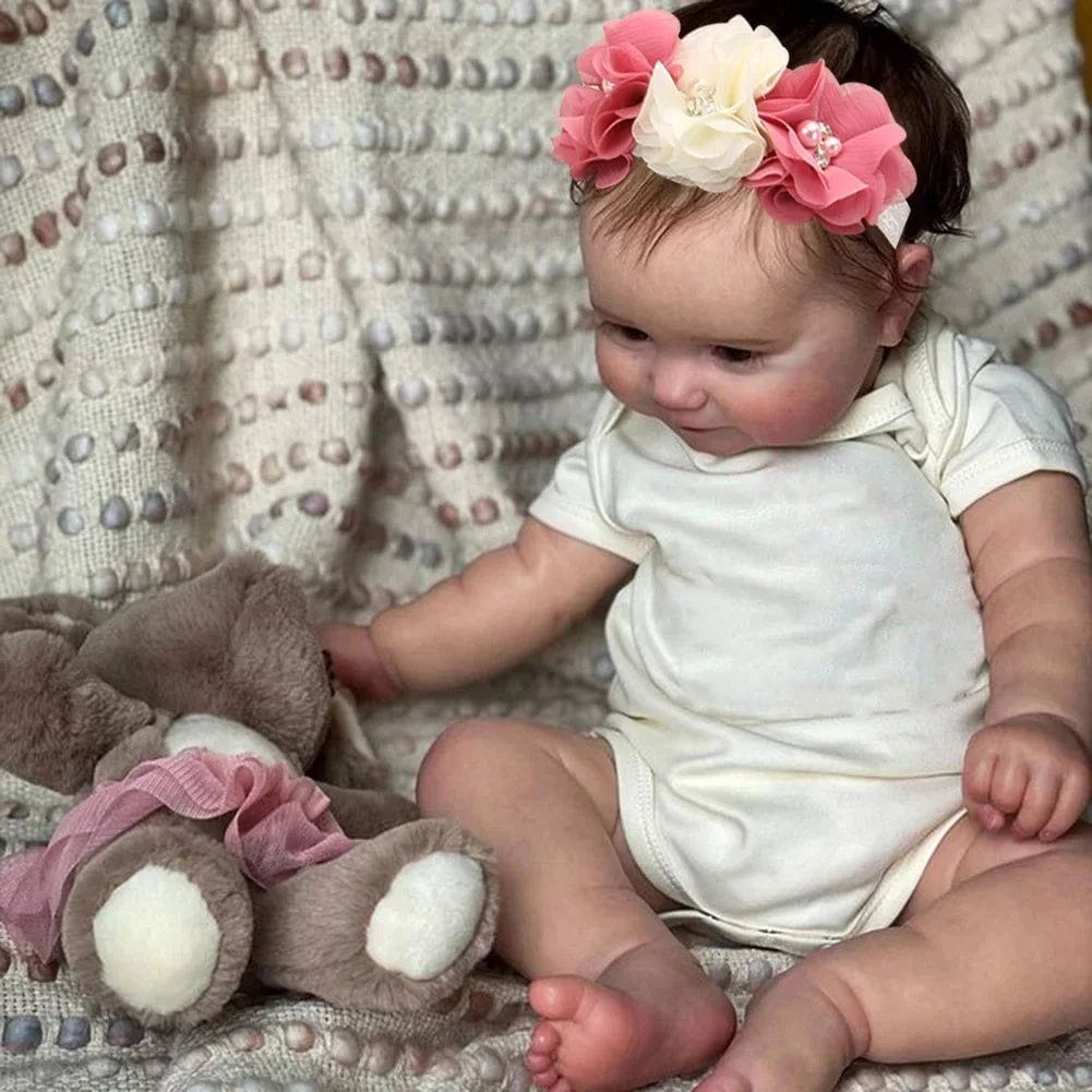 My Store Blue eyes Silicone Reborn baby Dolls - Eva