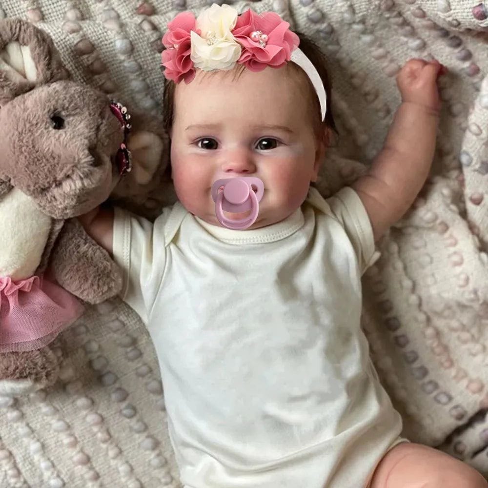 My Store Blue eyes Silicone Reborn baby Dolls - Eva