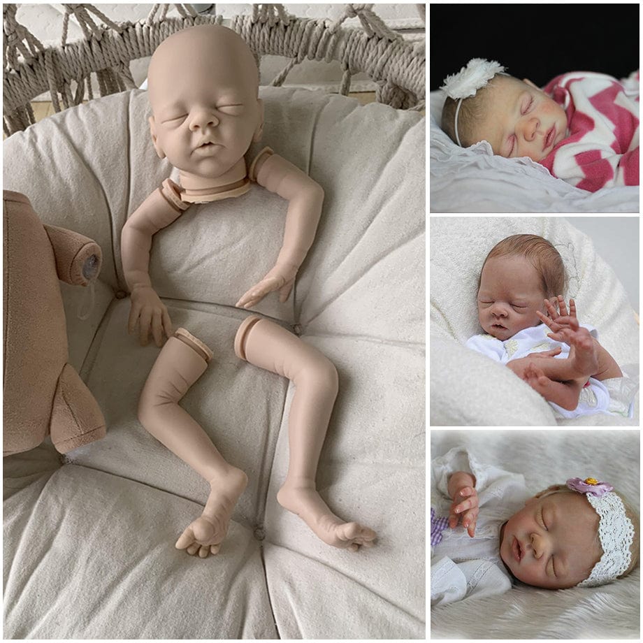 My Store fabric body Silicone Reborn Doll Kit