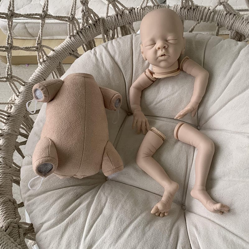My Store fabric body Silicone Reborn Doll Kit