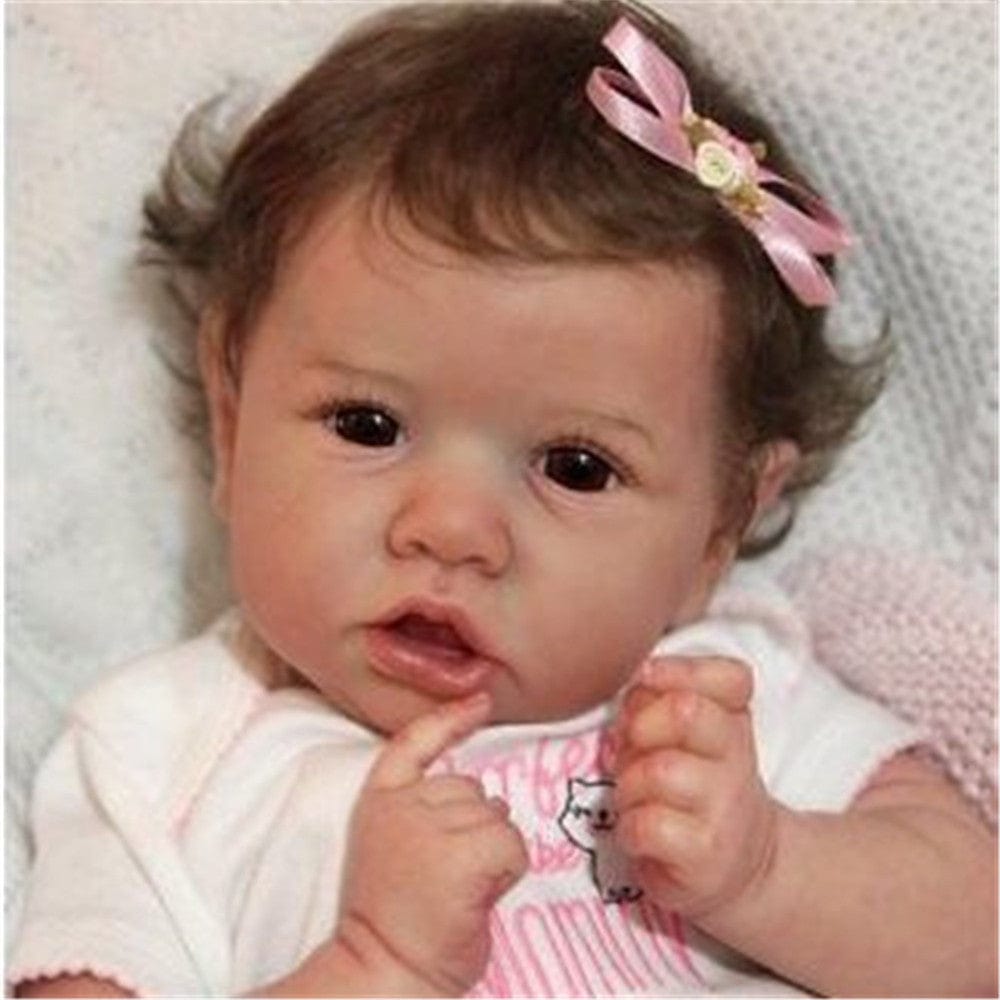 My Store fabric body / 22 inches Silicone Reborn Dolls Girl - Millie