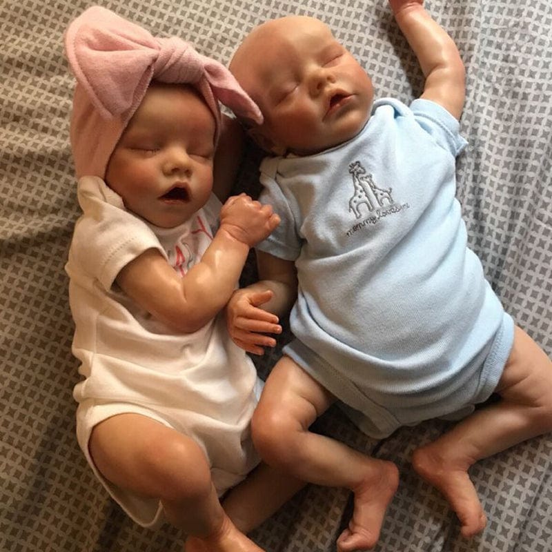 My Store Silicone Reborn Dolls Twins