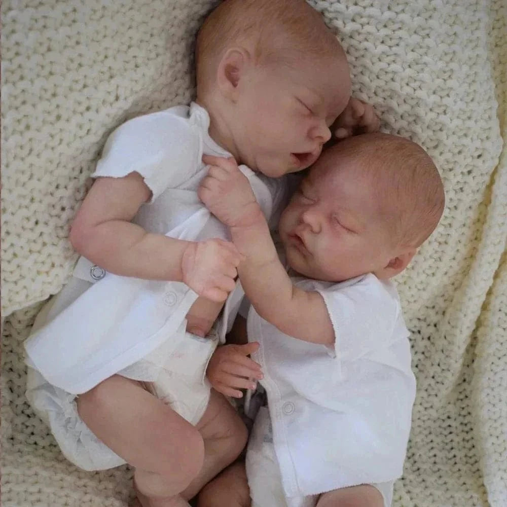 My Store Silicone Twin Reborn Doll Duo