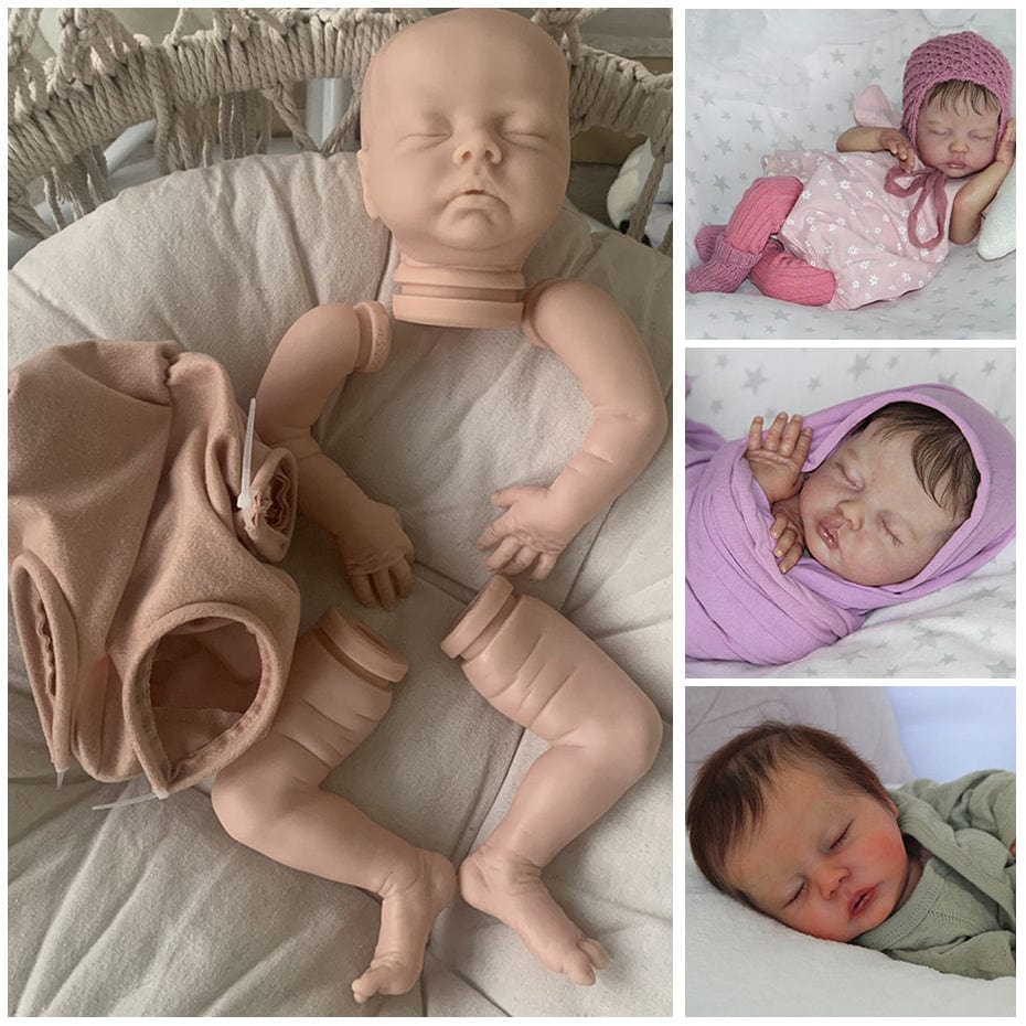 My Store fabric body Soft Silicone Reborn Doll Kit