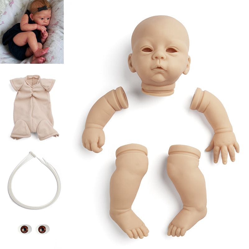 My Store fabric body Vinyl Reborn Doll Kit in Beige